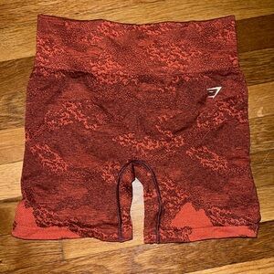 Gymshark Red Athletic Shorts